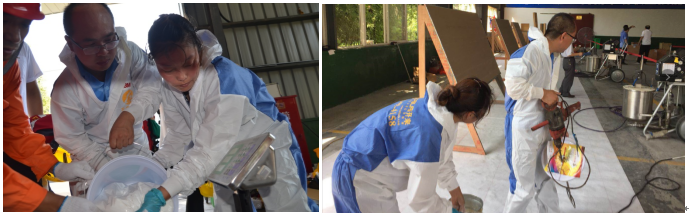 參賽人員王文彬位素娟劉華良